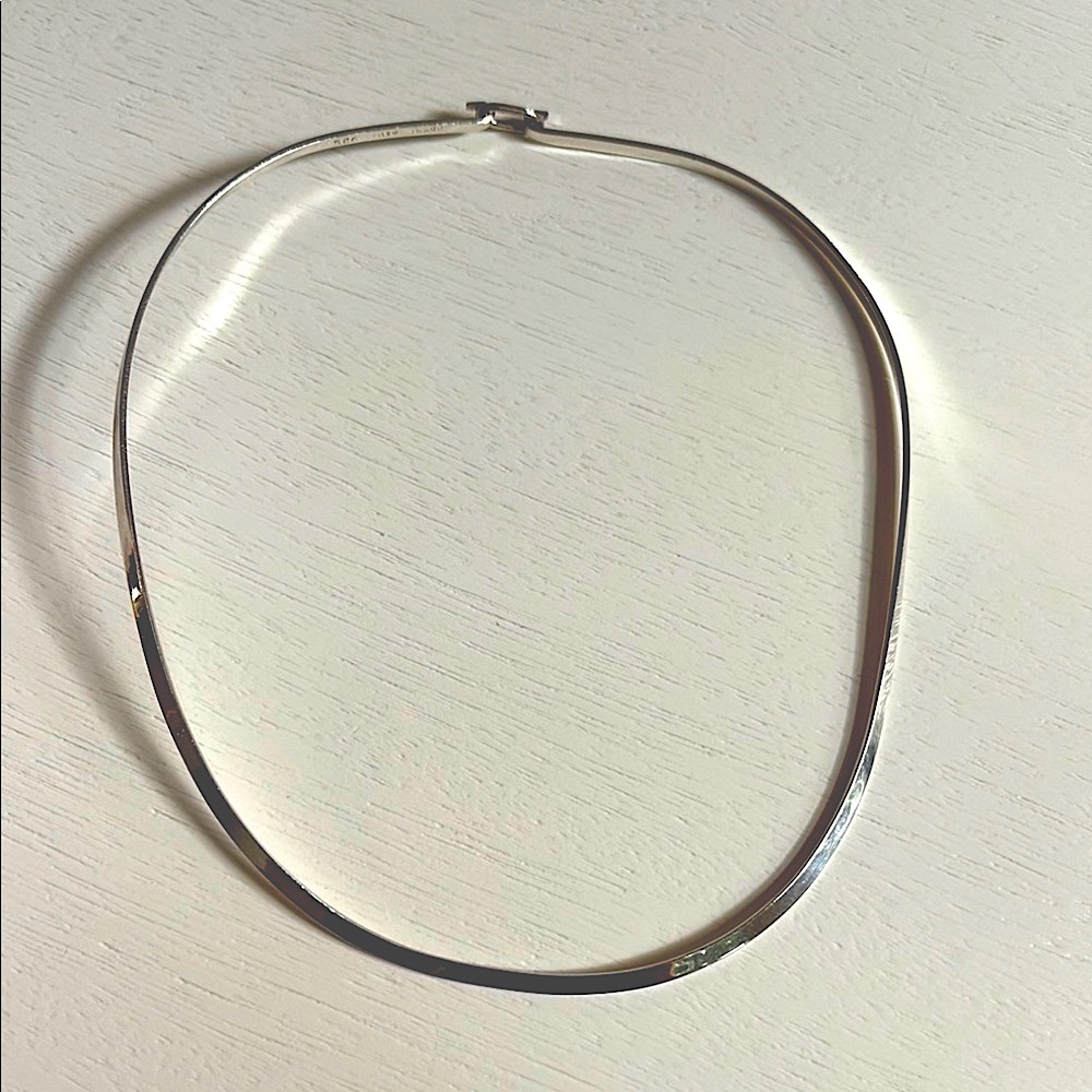 Vintage Sterling silver Mexico 925 collar necklace